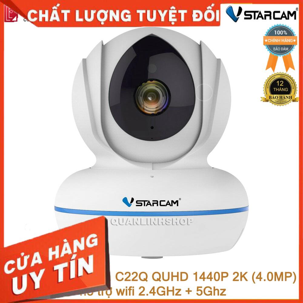 (giá khai trương) Camera giám sát IP Wifi hồng ngoại ban đêm Vstarcam C22Q QUHD 1440P 4MP