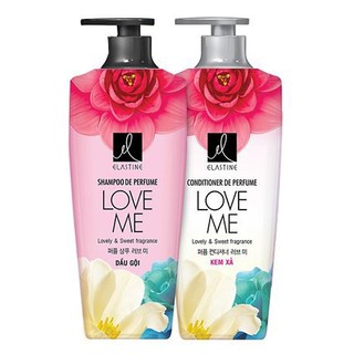 Dầu Gội - Dầu Xả Nước Hoa Elastine Double rich - LOVE ME 600ml