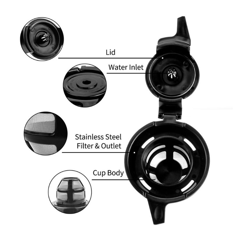 Dụng Cụ Lọc Cà Phê Bằng Thép Không Gỉ Tái Sử Dụng Linh Hoạt Cho Hamilton Beach