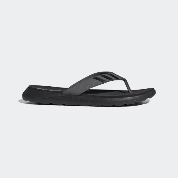 [CHÍNH HÃNG] Dép xỏ ngón ADIDAS Comfort màu Đen Xám