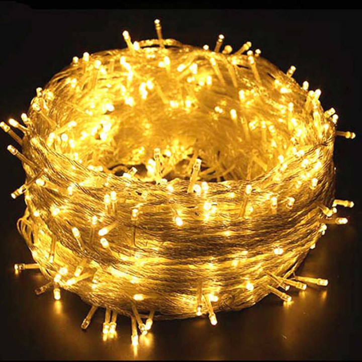 Dây led trang trí ngoài trời chống nước, dây led cuốn cây dài 100m