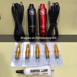 Máy xăm pen Dragon v1(tặng 5 kim):1tr299k/1 máy,phát màu ngẫu nhiên shop còn