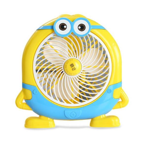 [HOT 2021] Quạt Mini Để Bàn Cắm Điện Hình Minion Cực Dễ Thương, Thích Hợp Để Bàn Học, Bàn Làm Việc Cho Mùa Hè 2021