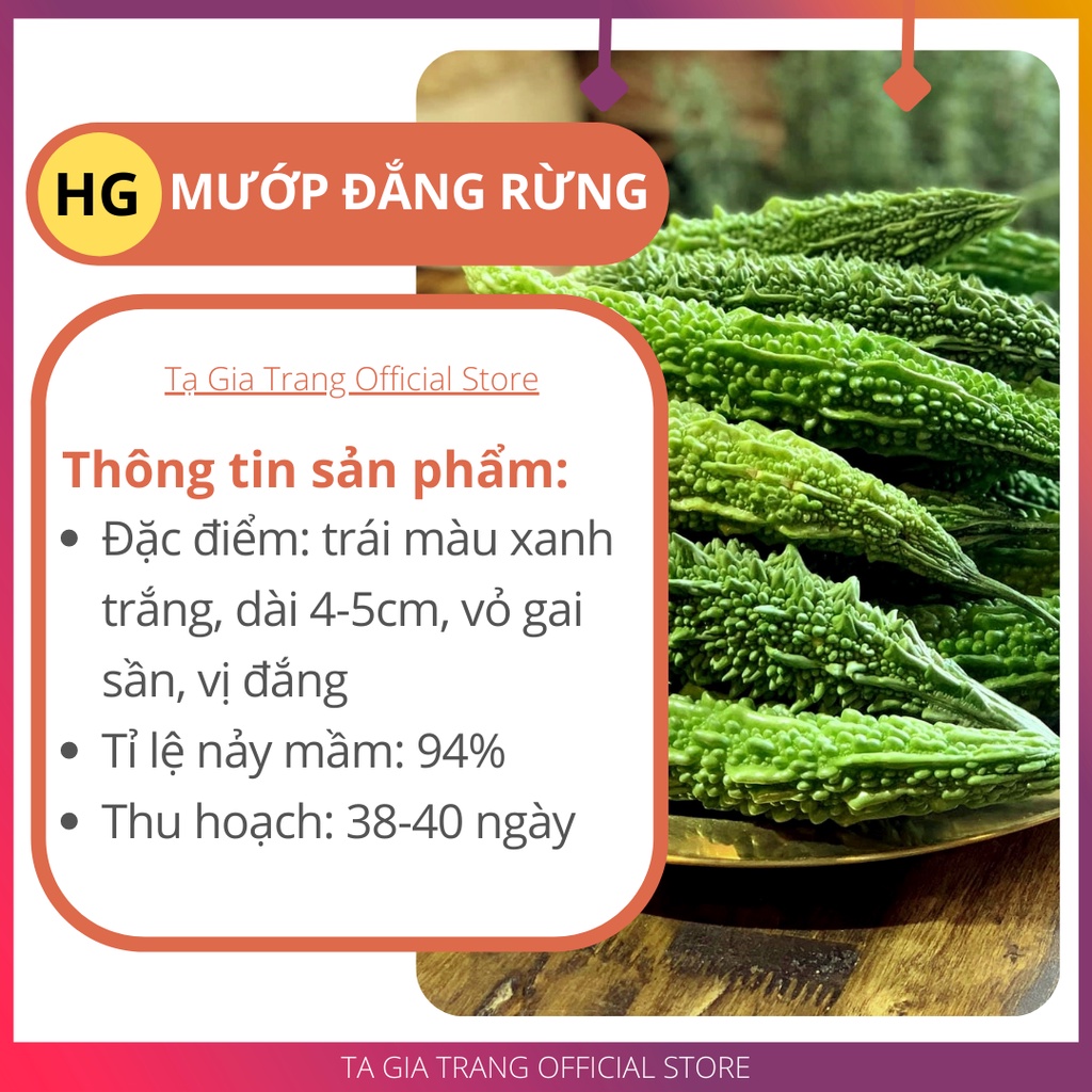 Hạt giống mướp đắng (khổ qua) rừng