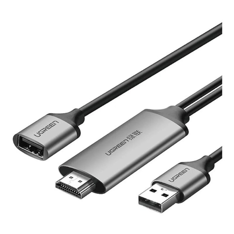 Cáp chuyển đổi USB 2.0 MHL Sang HDMI dùng kết nối điện thoại máy tính bảng ra Màn Hình Tivi Máy Chiếu UGREEN 50291 CM151