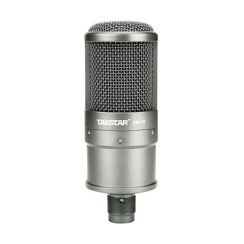 CTY MT Mic thu âm Takstar SM-8B - SM8B chất lượng âm thanh tuyệt đỉnh - nguồn 48v - canon 2m - xlr 3.5(BH 12T)