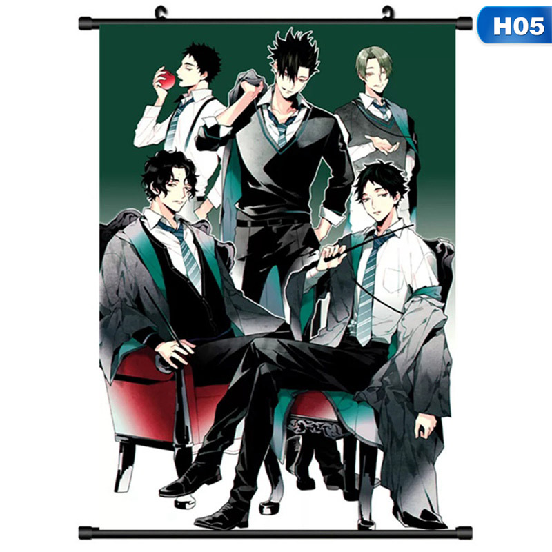 Tranh Treo Tường 20x30cm Hình Anime Bóng Chuyền Độc Đáo