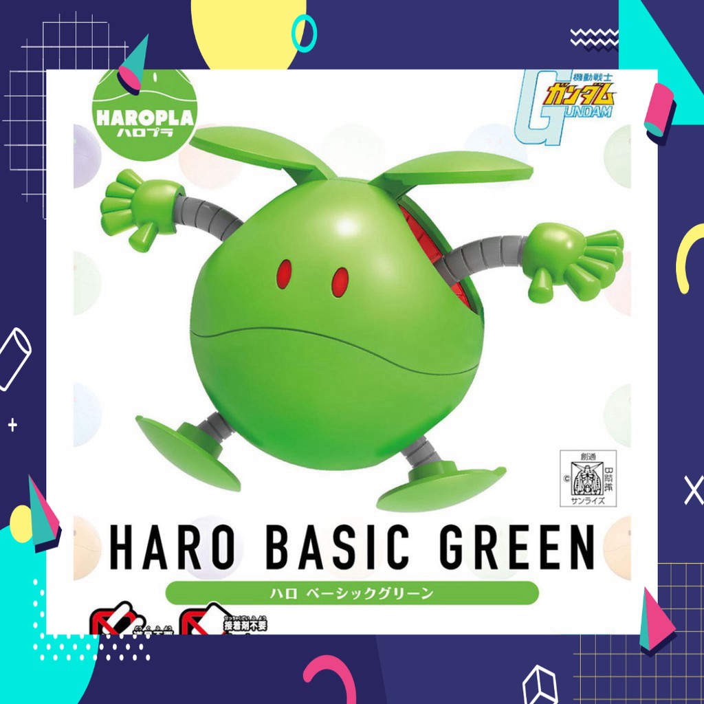 mô hình lắp ráp Haropla Haro Basic Green Gundam Model Kits Bandai