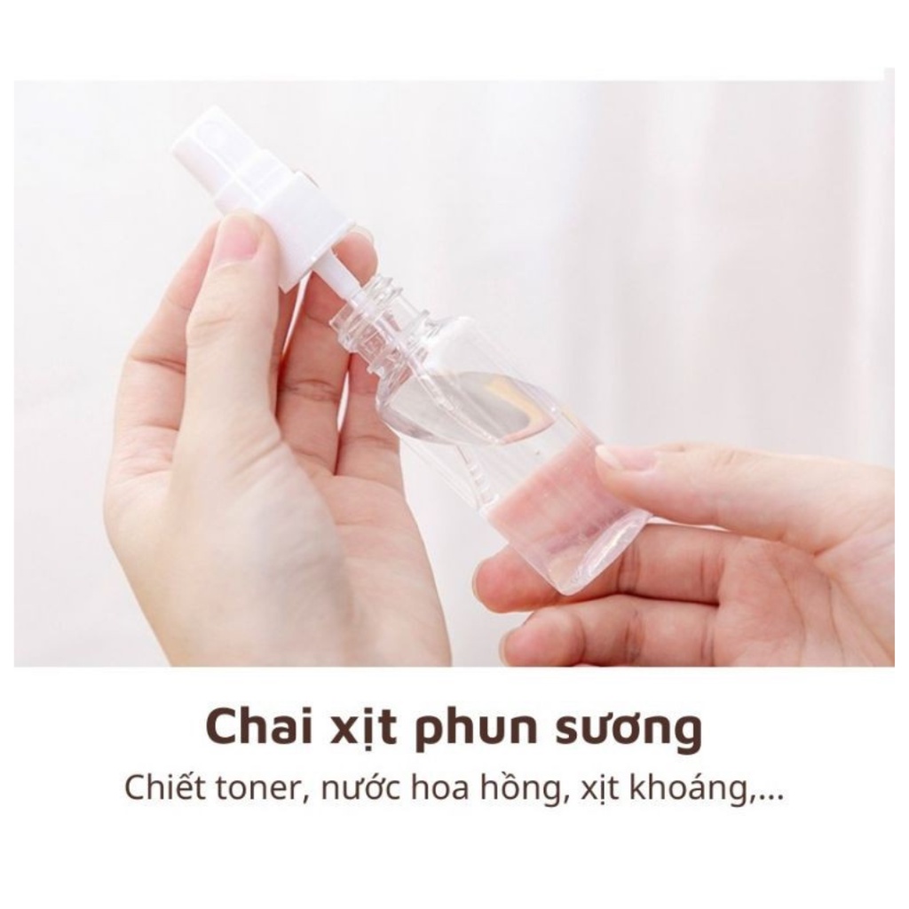 Combo 10 Lọ Xịt Dung Dịch Phun Sương Đựng Mỹ Phẩm