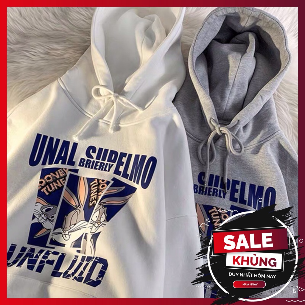 Hoodie Unisex chất nỉ bông cao cấp dày dặn mịn không sổ lông phai màu khi giặt màu xám, đen nâu form 55-70kg mặc rộng