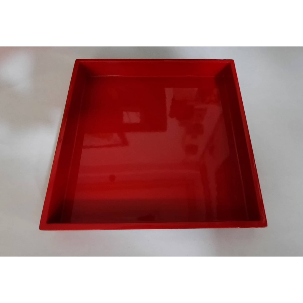 Khay sơn mài vuông kích thước 20x20cm - K01