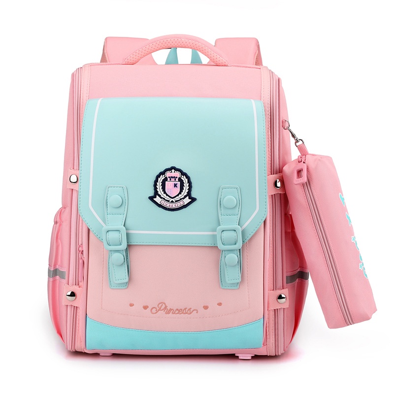 Ba lô chống gù cho học sinh cấp 1 siêu nhẹ chống nước cao cấp phong cách mới - BEE GEE HS7318