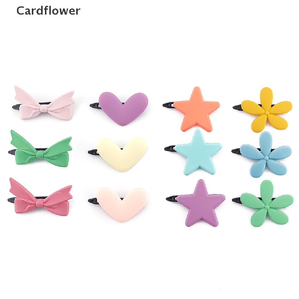 Bộ 3 Kẹp Tóc Hình Ngôi Sao Màu Sắc Ngọt Ngào