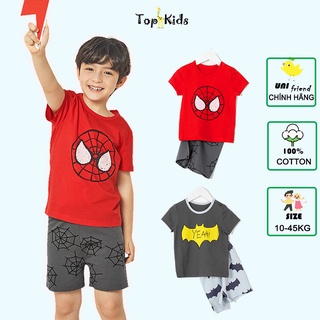 BỘ ĐỒ CỘC TAY BÉ TRAI-UNIFRIEND HÀN QUỐC- SIÊU ANH HÙNG 10-45KG