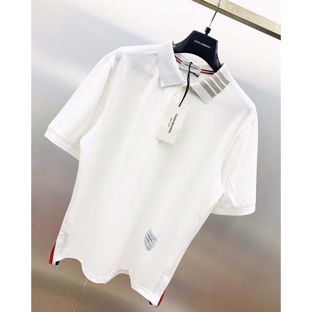 Áo Polo Nam Thom Browne Ba Viền Cổ Cao Cấp - Áo Nam Polo Thom Siêu Hot
