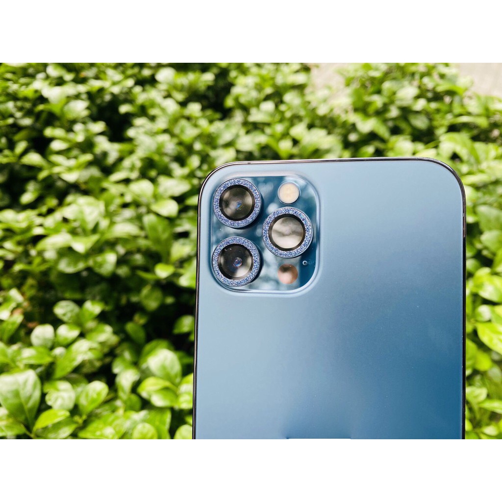 Cường lực Camera KUZOOM BLING DIAMOND dành cho iphone 12 Mini/ 12 Max/ 12 Pro / 12 Promax