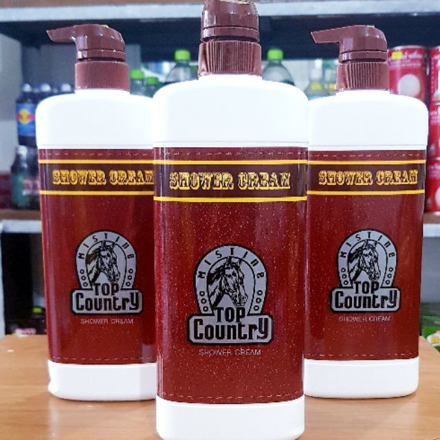 Combo 3 Chai Sữa Tắm Hương Nước Hoa Nam Tính Top Country MISTINE Ngựa 500ml