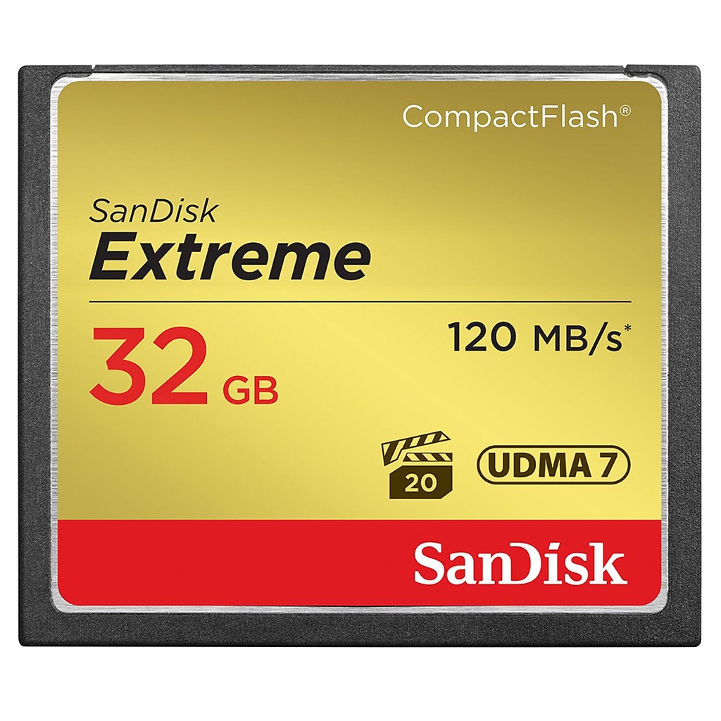 Thẻ nhớ Sandisk CF extreme 32GB - 120Mb/s