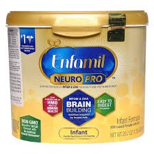 Sữa Enfamil NEURO PRO NON GMO Cho Bé Sơ Sinh Đến 12 Tháng 587g - Mẫu Mới