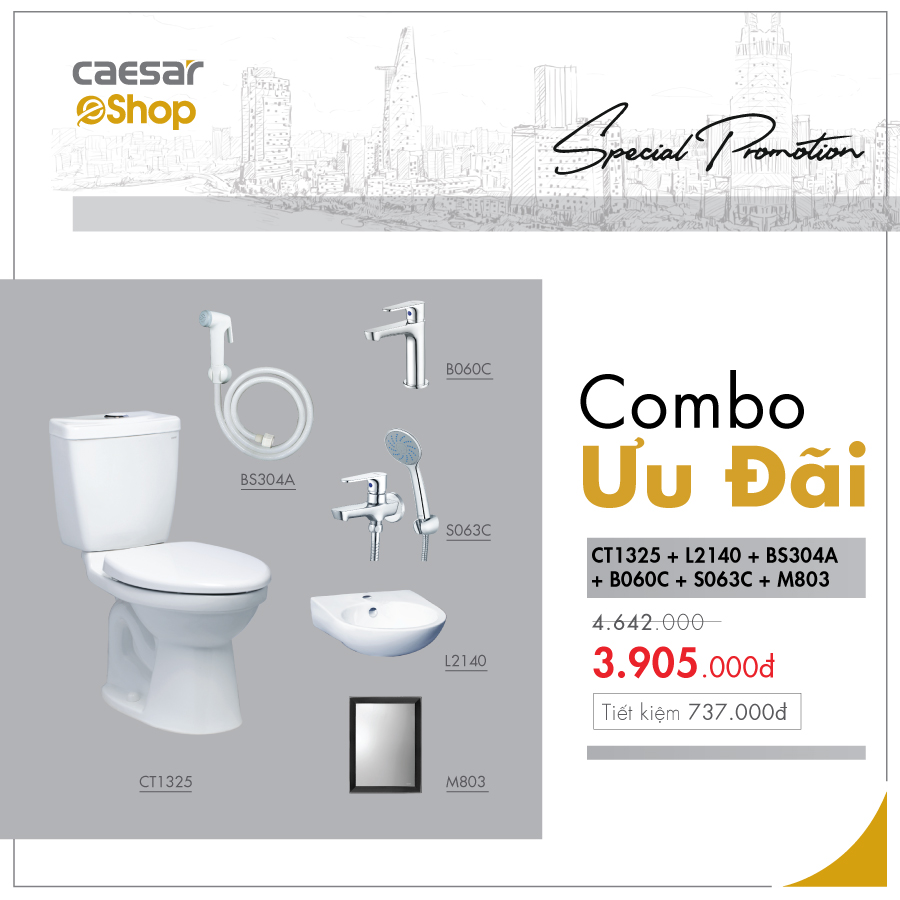 Combo sản phẩm CT1325+L2140+BS304A+B060C+S063C+M803