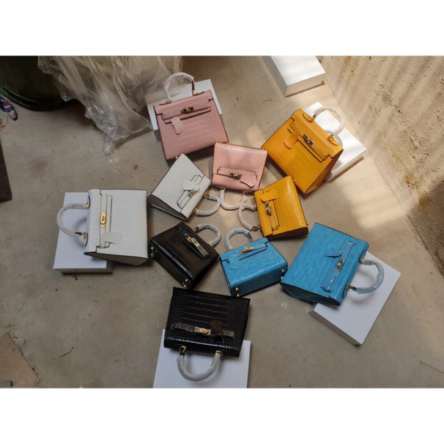 Túi HM Vân Rắn Khoá Vàng ( Fullbox )