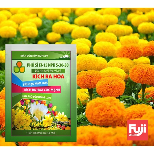 Phân bón NPK FJ15 KÍCH RA HOA 15g