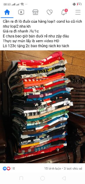 SALE Lỗ Áo thun 2hand