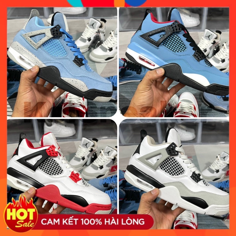 5 Phối Màu đỉnh cao jordan 4 bản hàng đẹp, có dây phụ tặng kèm || full box, ảnh thật
