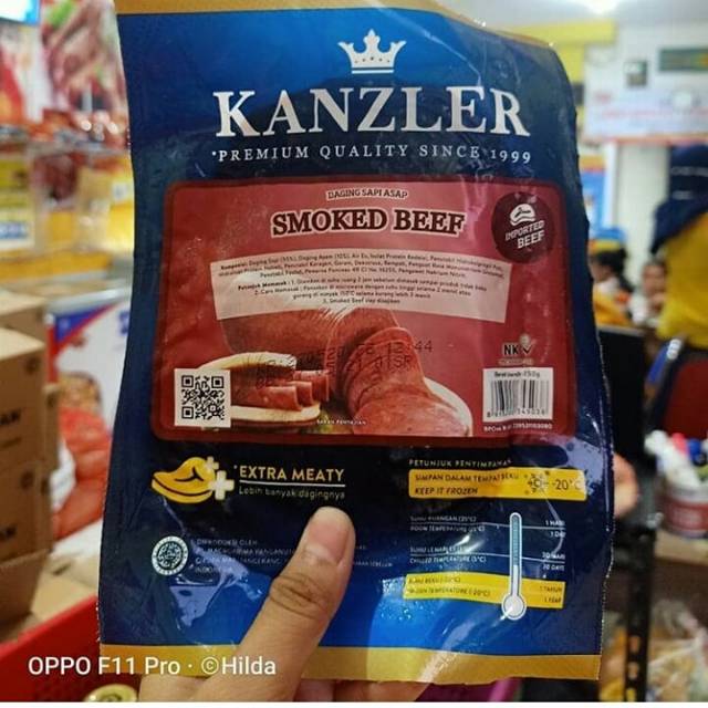 Kanzler Smoked Beef 250 Gr