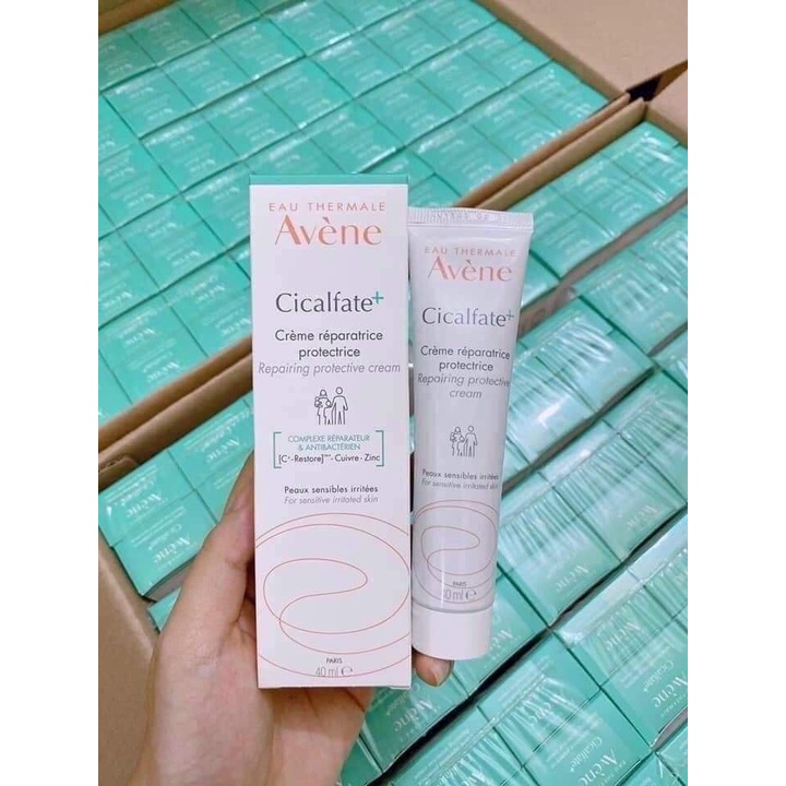 Kem dưỡng tái tạo phục hồi da Avene Cicalfate 40ml  liền sẹo, cấp ẩm, dưỡng sâu cho da