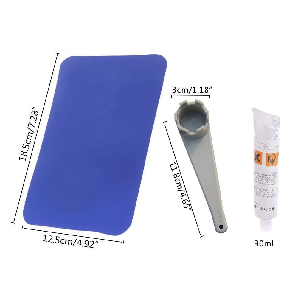 Keo Dán Sửa Chữa Thuyền Kayak Kèm Cờ Lê ☆Wecynthia2