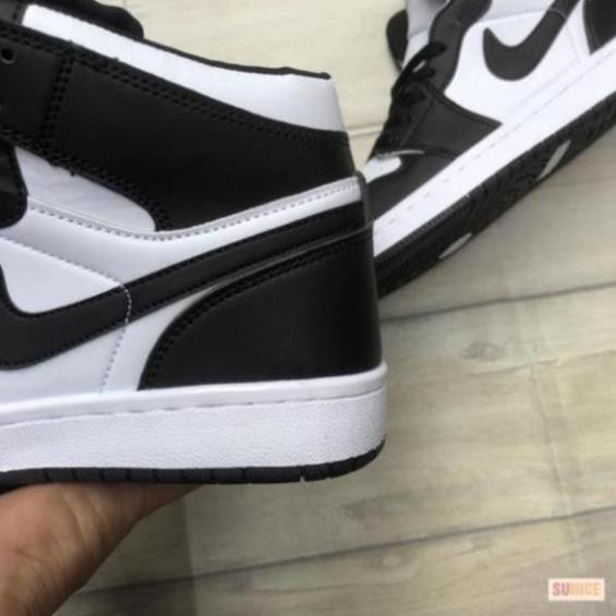 [Mã FAXANH245 giảm 10k đơn từ 50k] ⚡XẢ KHO⚡ Giày thể thao Nike_air Jodan cao cổ đen trắng chất hot 2021 | BigBuy360 - bigbuy360.vn