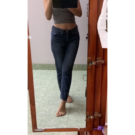 Quần Mom jeans Cạp cao American Holic
