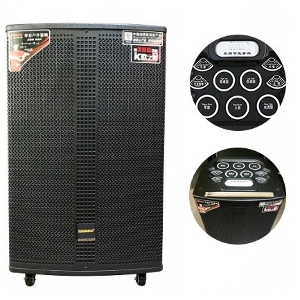 Loa kéo Temeisheng QX15-37, loa karaoke tích hợp trống điện tử