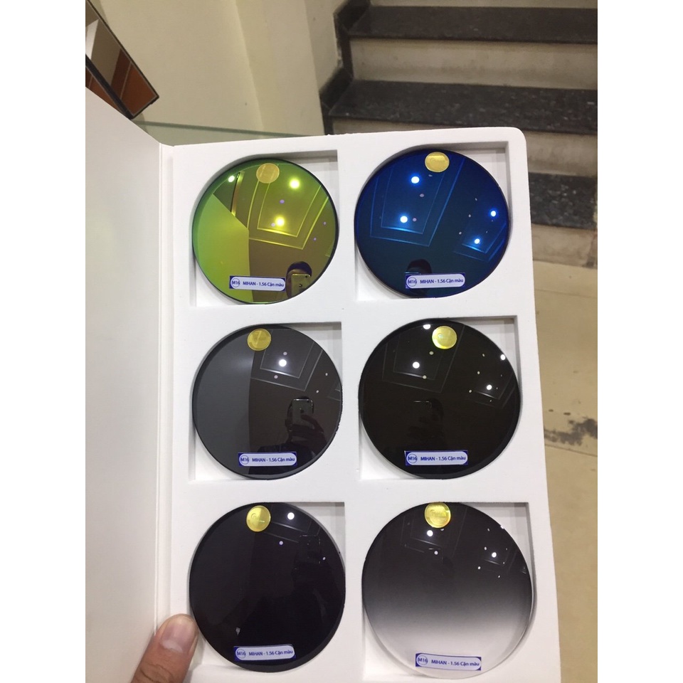 Tròng kính râm tráng gương Polycore
