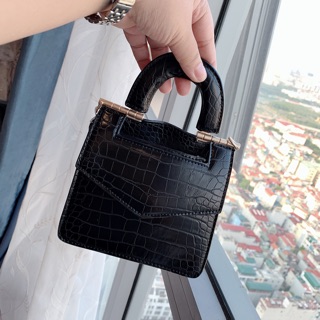 túi da cá sấu size xs