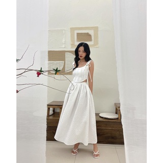 IVORI - Áo corset có khoen cột dây