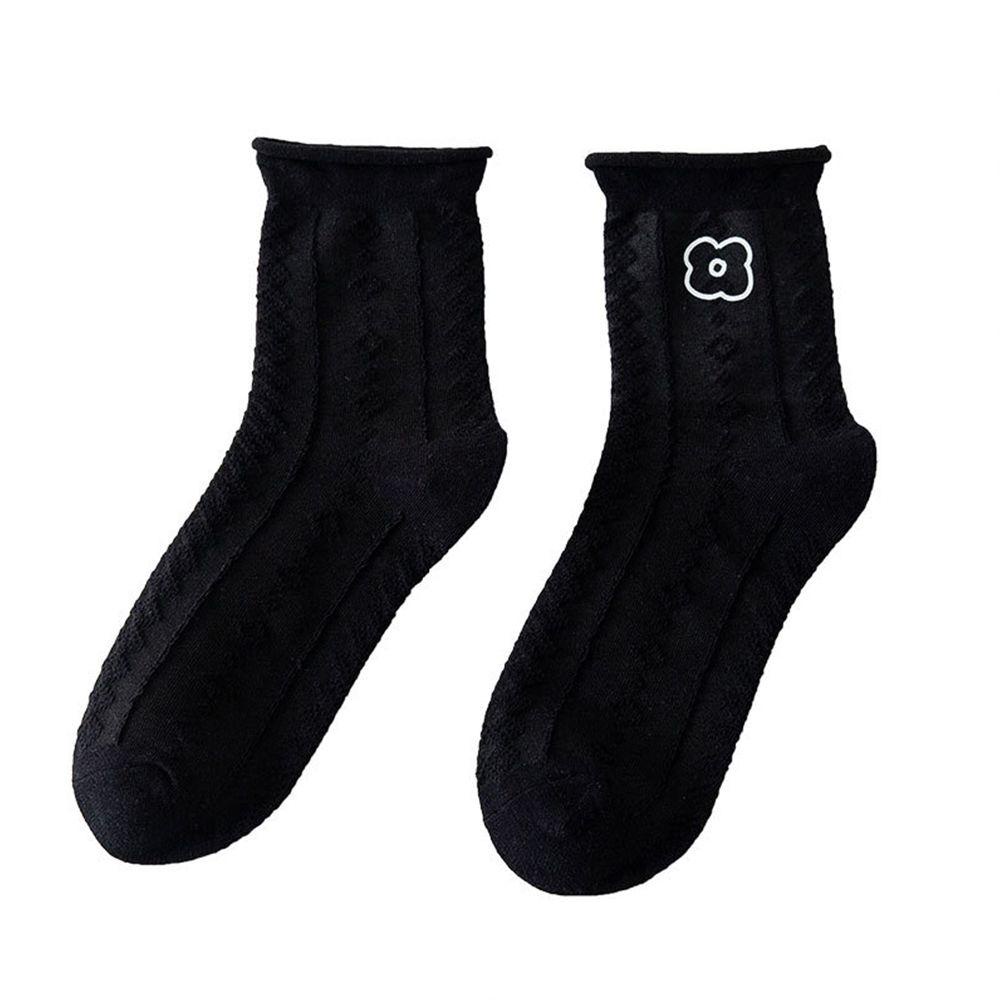 Vớ Đồng Phục Họa Tiết Lá Cây Dễ Thương Phong Cách Hàn Quốc 1 Cho Nữ