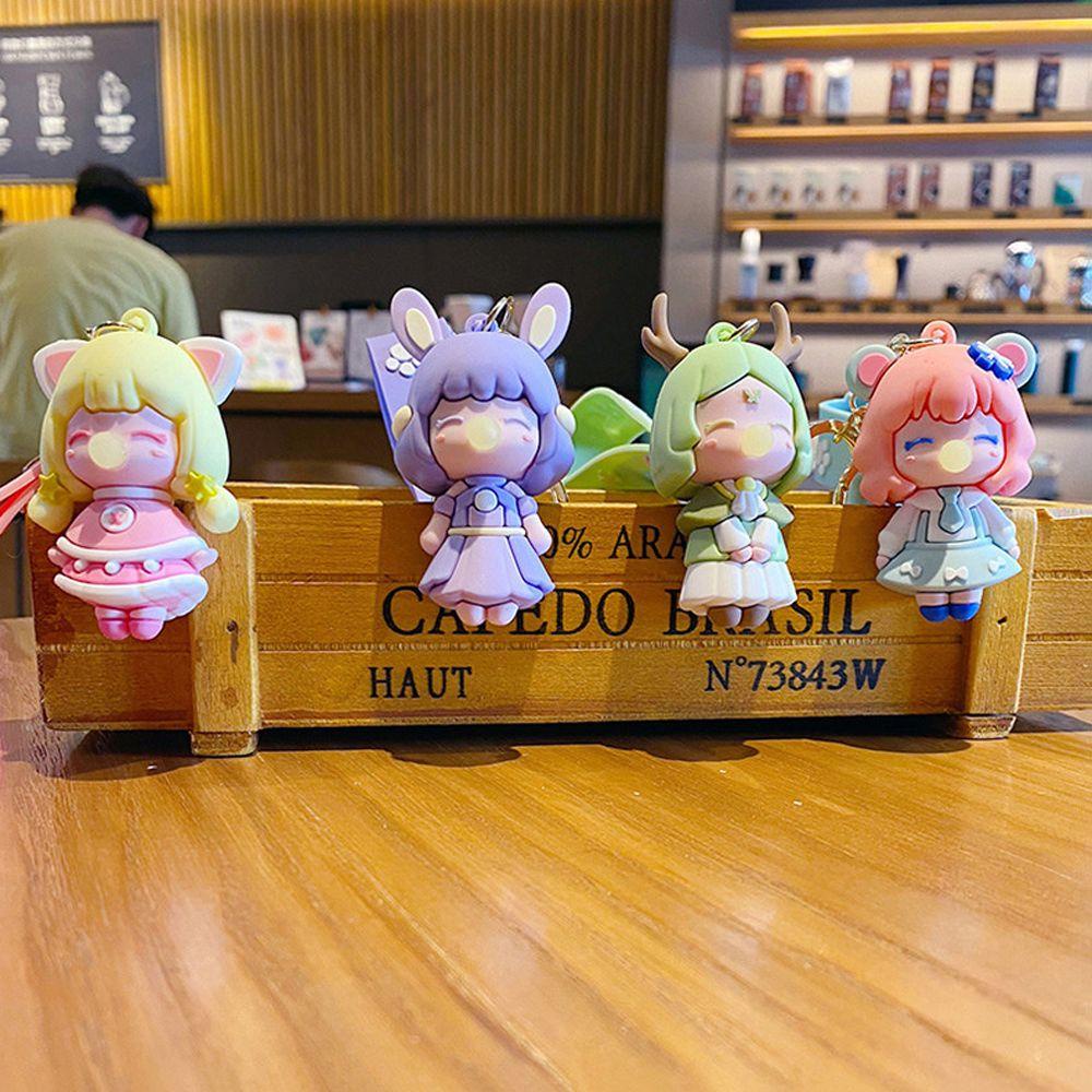 Móc Khóa Hình Búp Bê Hoạt Hình Dễ Thương