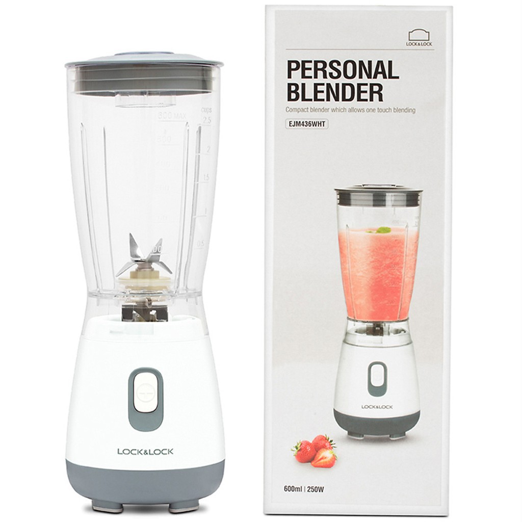 Máy Xay Sinh Tố Lock&Lock Personal Blender 600ml EJM436 (250W)- Hàng Chính Hãng, Bảo Hành 12 Tháng - JoyMall  - HIZUKI