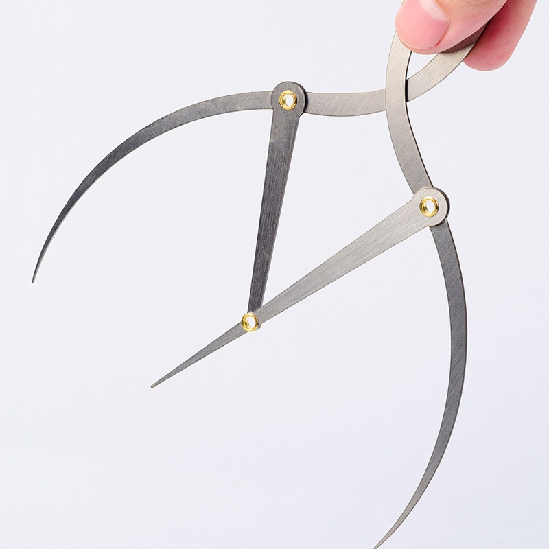 Thước Cặp Định Vị Hình Xăm Trang Điểm Vàng kiss Kèm Vỏ Bọc Cao Cấp