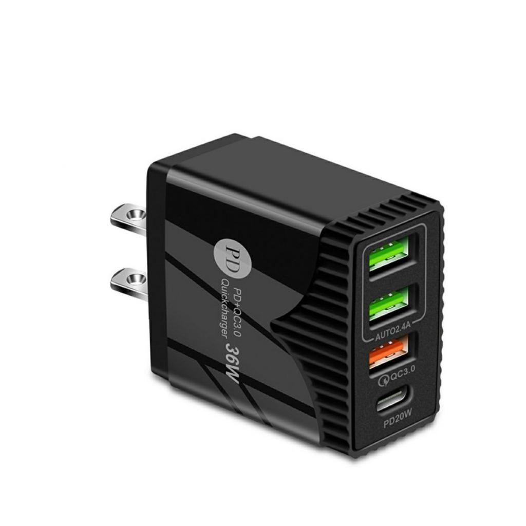 Cốc Sạc Nhanh 36W PD20W 5V Cổng 3A + 1 Cổng C