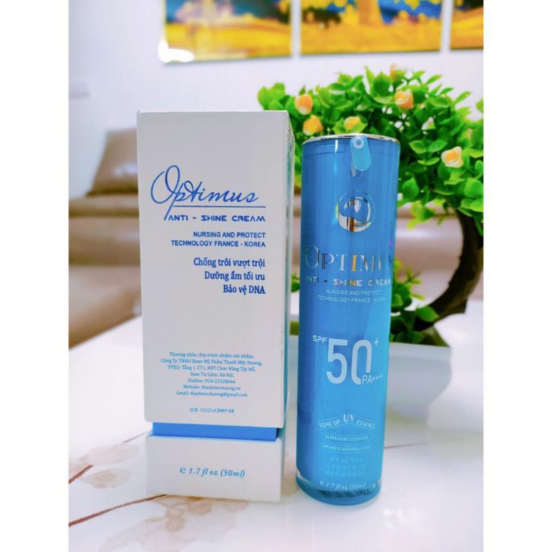 Kem chống nắng Thanh Mộc Hương Anti Optimus