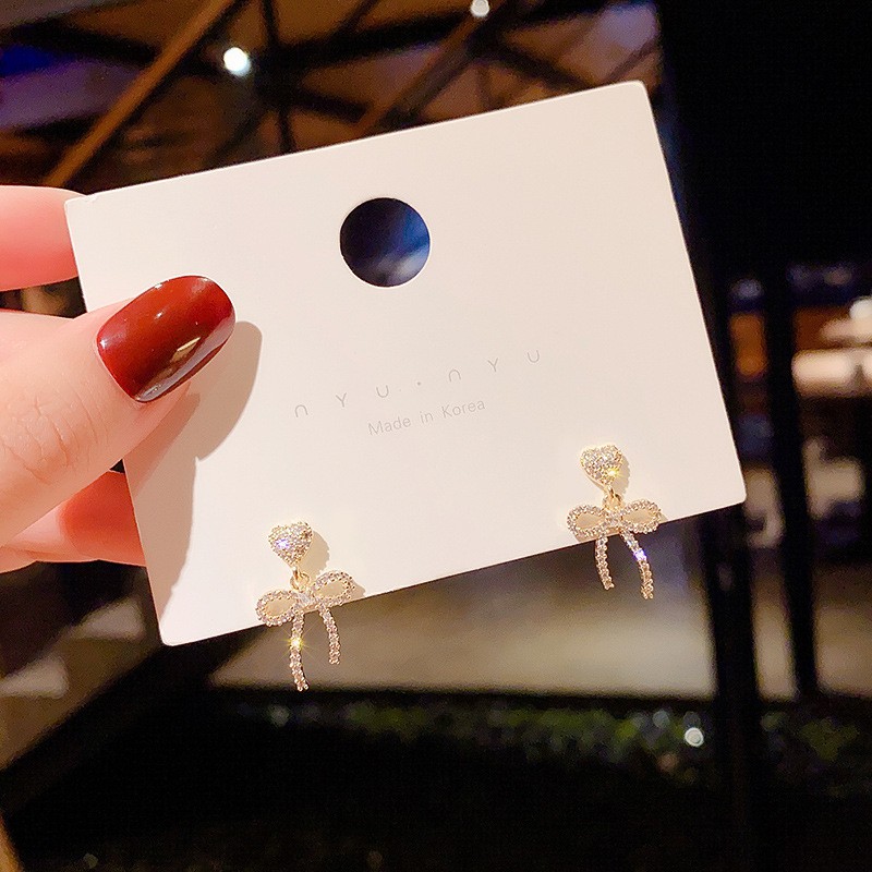 Bông tai nữ bạc 925 phong cách Hàn Quốc Hanjue Jewelry  💕FREESHIP 50k💕 - dear.ladies