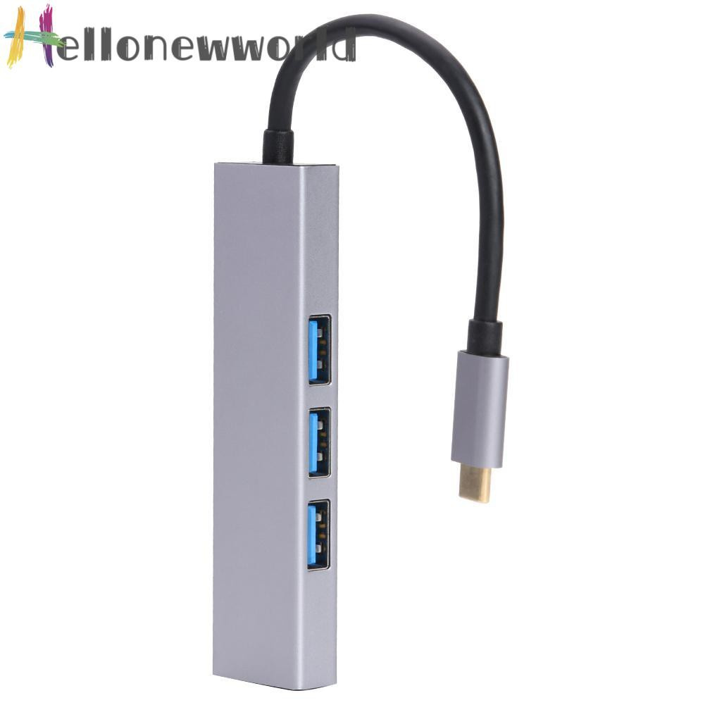 Hellonewworld Cabledeconn B0503 4 in 1 Type-C Male to 4K HDMI-compatible 5Gbps 3 USB3.0 Female HUB