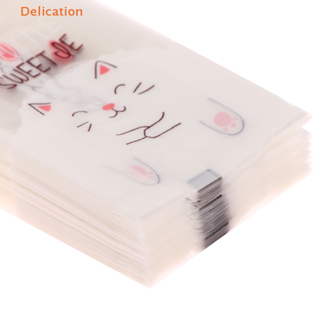 Set 50 Túi Nhựa Trong Suốt Đựng Bánh Kẹo DIY