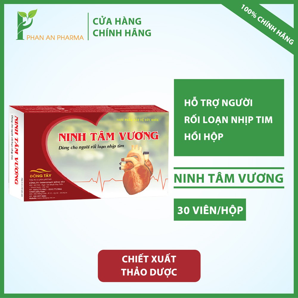 Ninh Tâm Vương hỗ trợ người rối loạn nhịp tim hồi hộp - CN82 | BigBuy360 - bigbuy360.vn