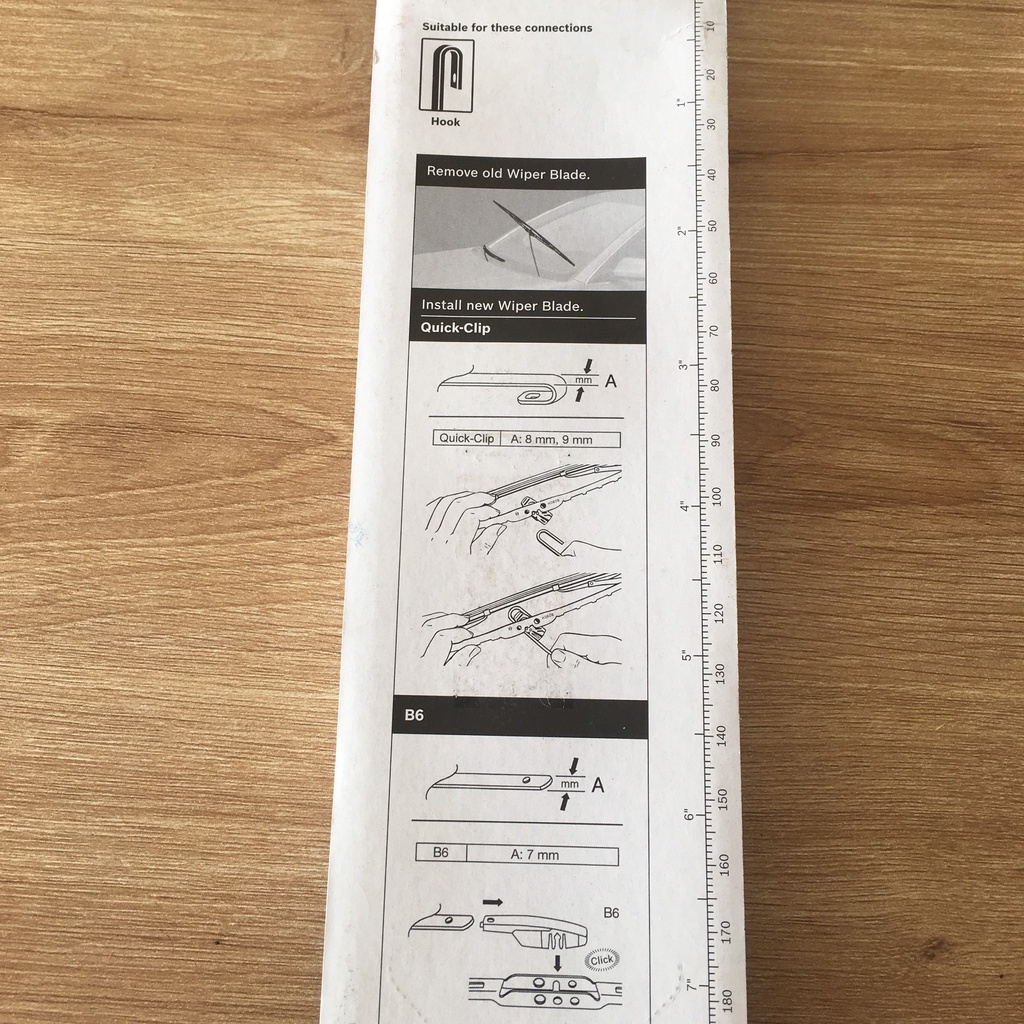 Gạt mưa ô tô thân cứng Bosch Advantage