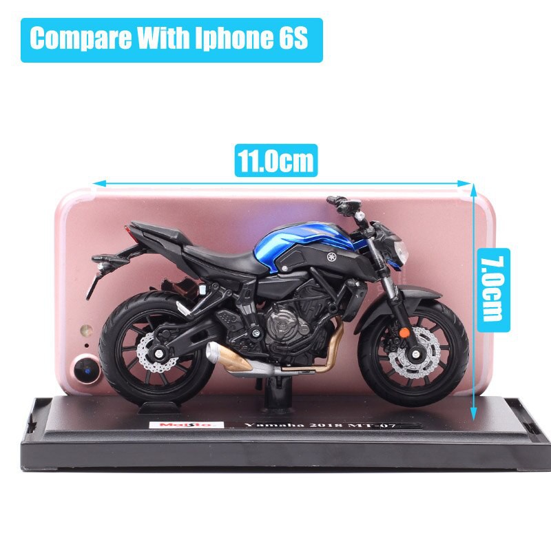 XE MÔ HÌNH MOTO Siêu xe YAMAHA MT-07 2018 - MAISTO tỷ lệ 1:18