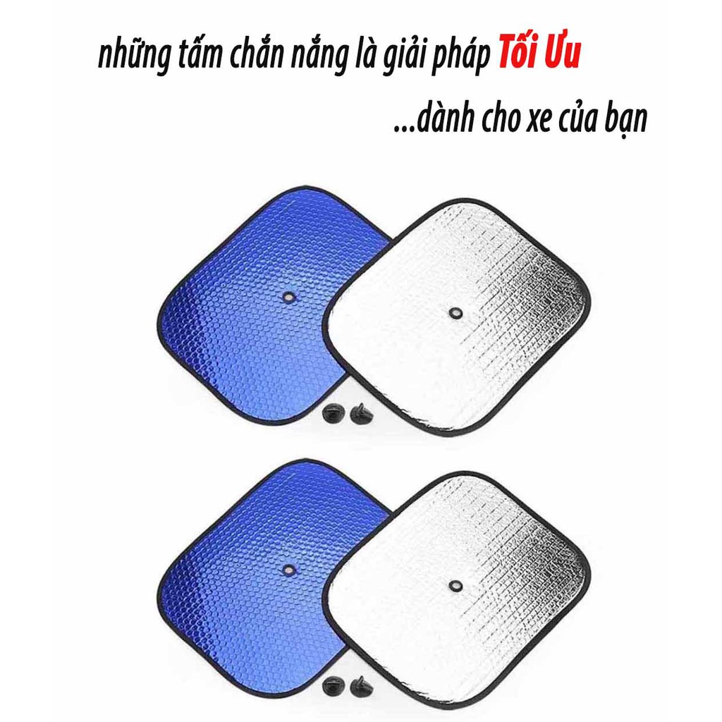 [Mã LIFE1404ALL giảm 10% đơn 50K] bộ che nắng ô tô hút kính, tráng nhôm cách nhiệt phản quang